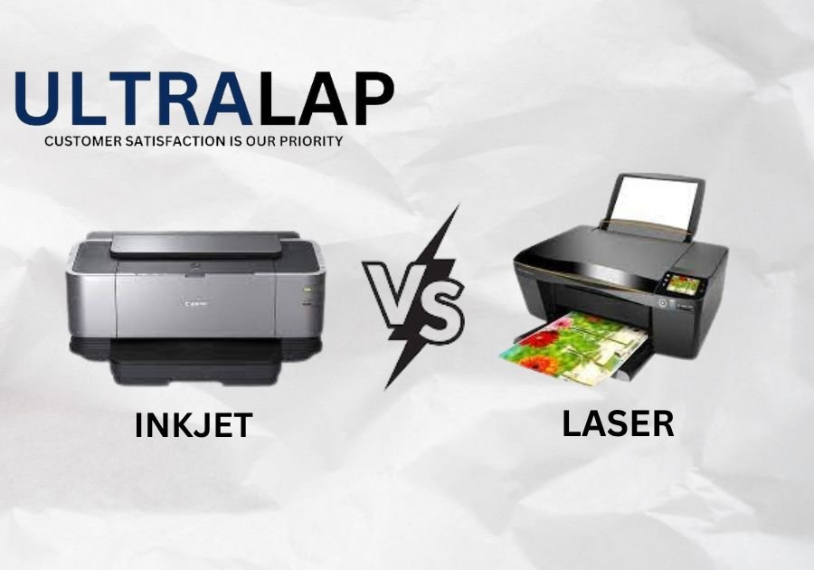 difference between inkjet and laser printer